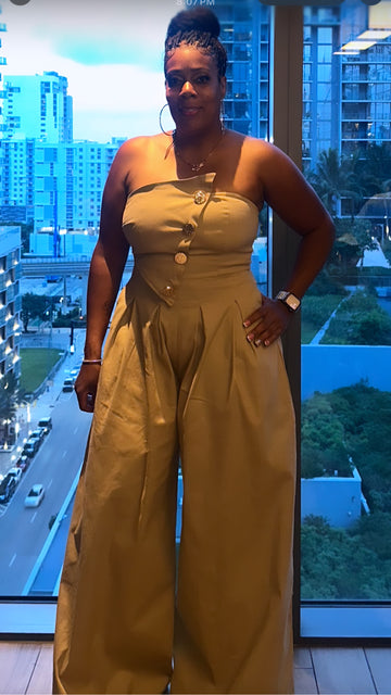Khaki Jumpsuit