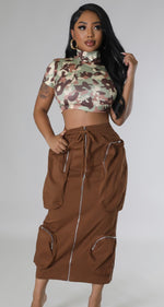 822 “Cargo” skirt