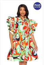 Color Swirl Dress
